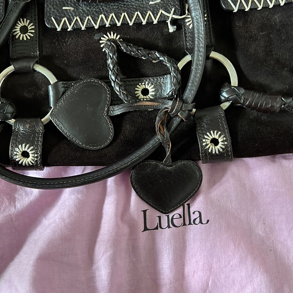 All leather ad suede hand bag - Picture 5 of 12